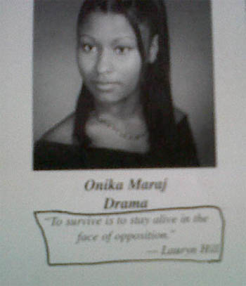 nicki high school teenager childhood picture younger 40 Music Stars Before They Were Famous