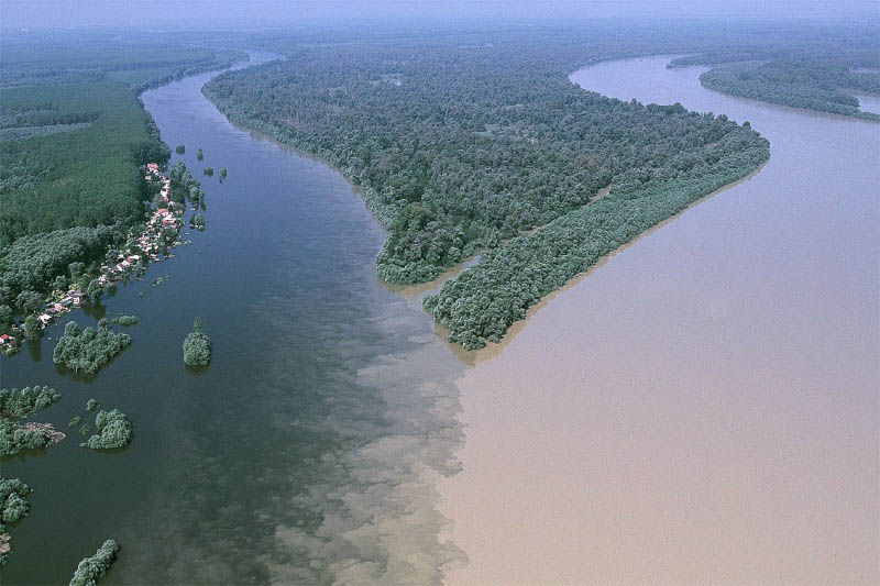 osijek croatia drava and danube rivers confluence When Rivers Collide: 10 Confluences Around the World