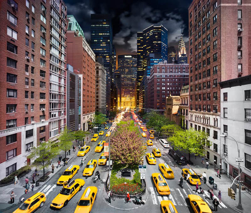 park avenue day to night in same photograph stephen wilkes Blending Day and Night into a Single Photograph