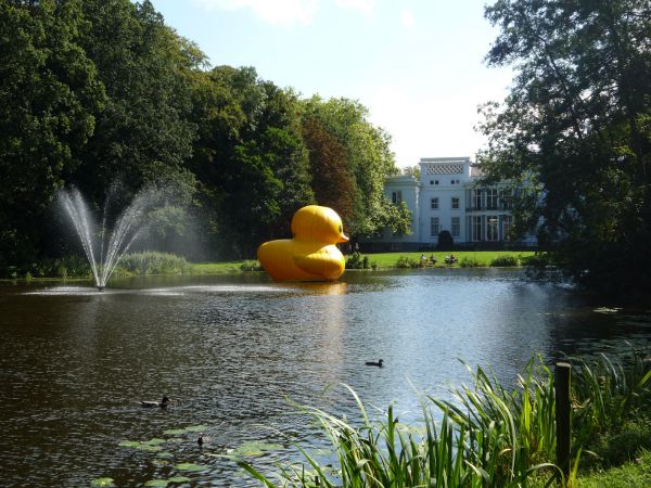 wassenaar the netherlands giant inflatable rubber ducky florentijn hofman 2 The World Travels of a Giant Rubber Duck
