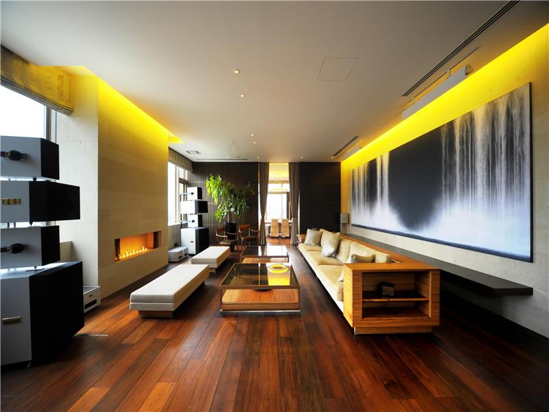 worlds most expensive 1 bedroom apartment condo minami azabu 16 The Worlds Largest, Fully Retractable LED TV