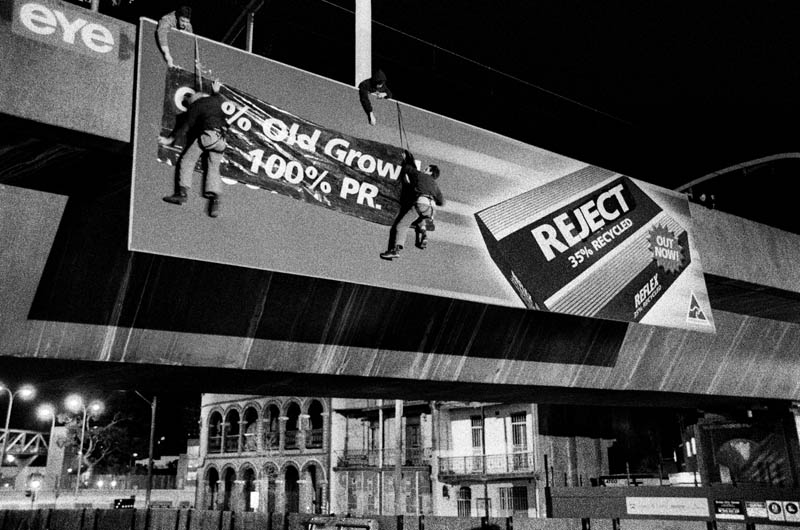 65percent old growth woolloomooloo 1 c2003 c dean sewell 1 Billboard Bandits: An Intimate Portrayal of Culture Jamming