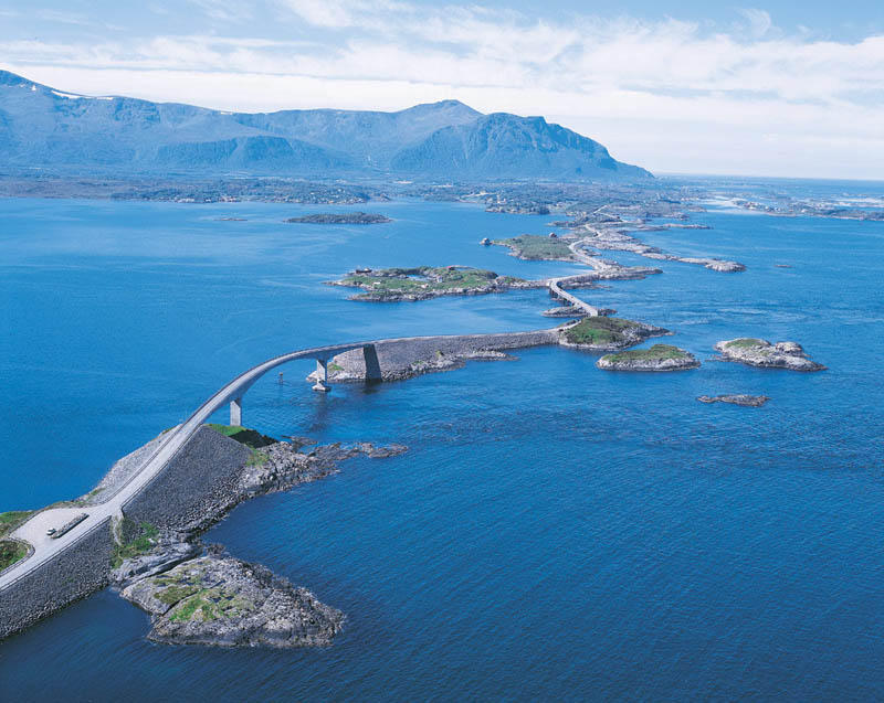 atlantic road norway aerial photograph from above The Atlantic Road: Norways Construction of the Century