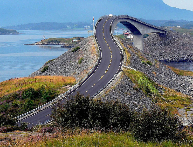 atlantic road windy curvy road norway The Stunning Cliffs of Norway