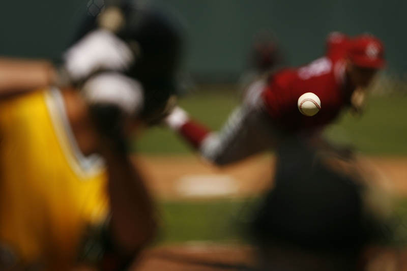 baseball in focus pitcher batter blurred out of focus Picture of the Day: A Most Incredible Baseball Photo