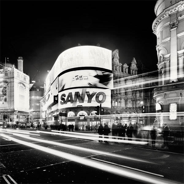 black and white cityscape night photography martin stavars 4 Dramatic Black and White Cityscapes at Night