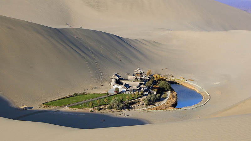 crescent lake desert oasis dunhuang china The Stunning Cliffside City of Ronda, Spain