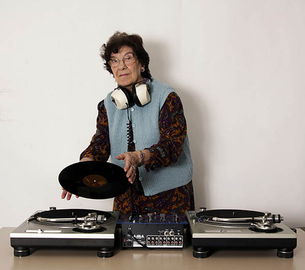 funny dj granny grandma grandmother picture 1 15 Famous People That Are Also Superstar DJs
