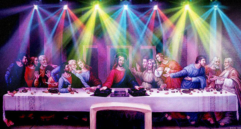 funny dj jesus photoshop picture 1 15 Famous People That Are Also Superstar DJs