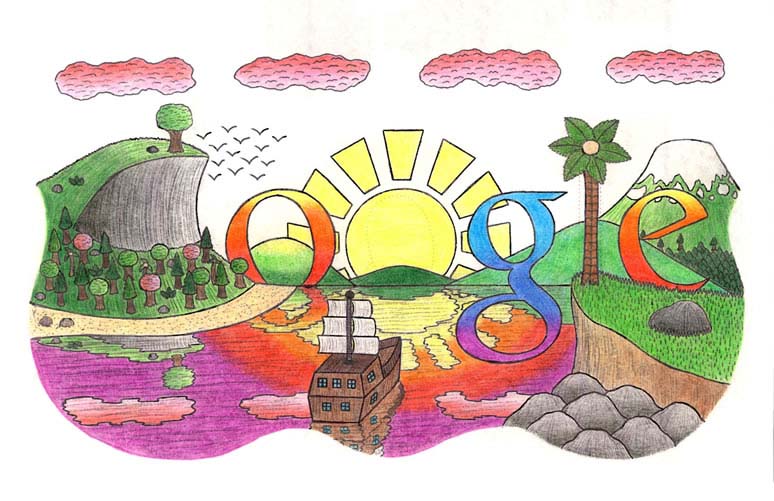 google doodle winners 2012 grade 10 12 9 The Top 50 Google Doodle Contest Winners Gallery