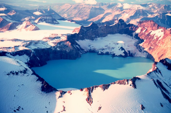 katmai crater lake alaska 15 of the Most Beautiful Crater Lakes in the World