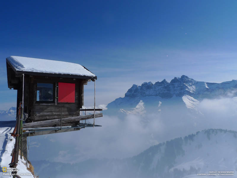 les dents du midi seen from champoussin switzerland Picture of the Day: Watch Your Step
