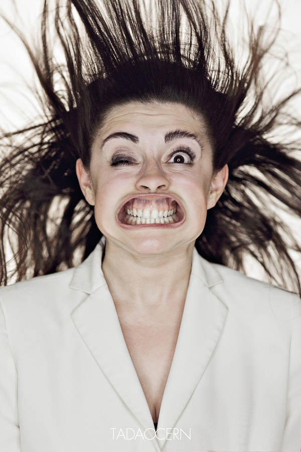 portraits of faces blasted with wind tadao cern 7 The Funny Faces of Table Tennis