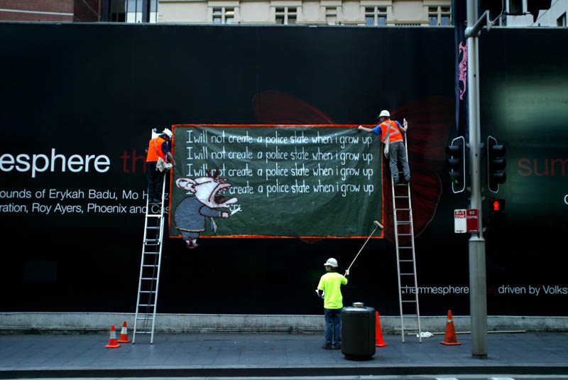 preventative detention 4 september 2005 c dean sewell Billboard Bandits: An Intimate Portrayal of Culture Jamming