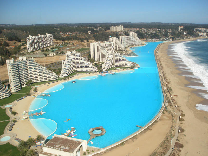 san alfonso del mar aerial satellite from above algarrobo chile 5 The Largest Floating Stage in the World