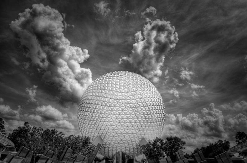 spaceship earth epcot Incredible Architecture Photography by Dave Wilson