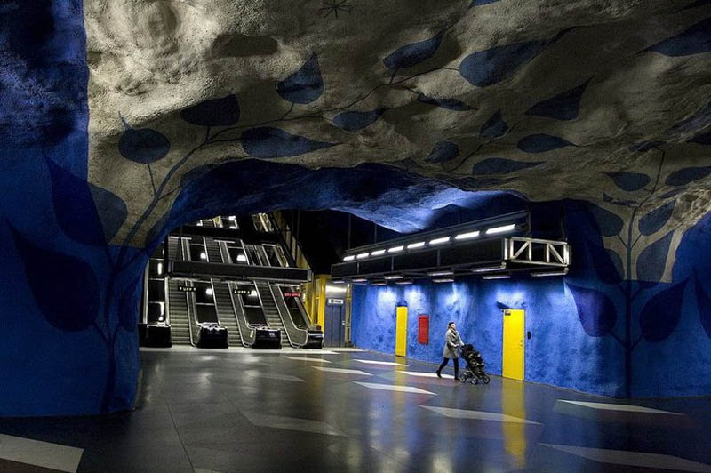 stockholm metro subway art sweden worlds longest art gallery 2 Stockholm Metro: The Worlds Longest Art Gallery