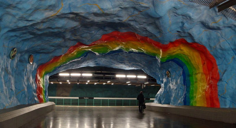 stockholm metro subway art sweden worlds longest art gallery 25 Stockholm Metro: The Worlds Longest Art Gallery