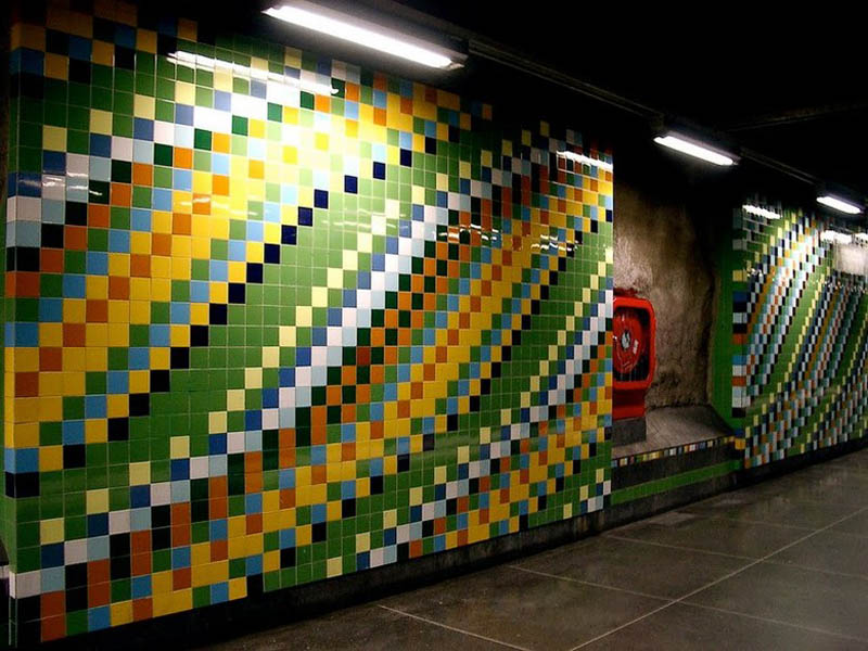 stockholm metro subway art sweden worlds longest art gallery 30 Stockholm Metro: The Worlds Longest Art Gallery