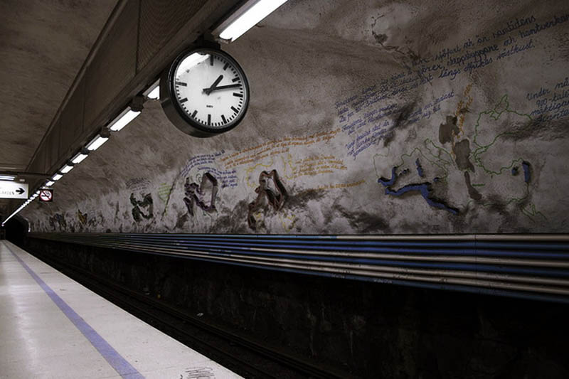 stockholm metro subway art sweden worlds longest art gallery 31 Stockholm Metro: The Worlds Longest Art Gallery