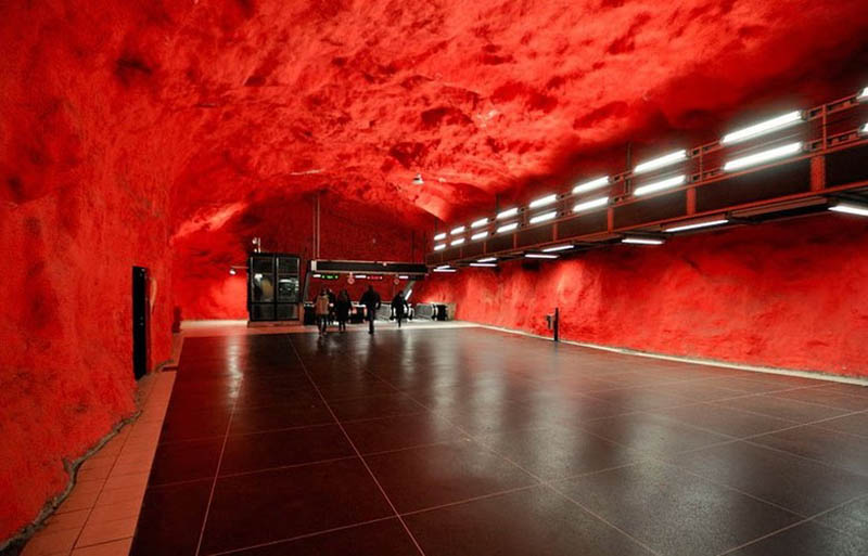 stockholm metro subway art sweden worlds longest art gallery 6 Stockholm Metro: The Worlds Longest Art Gallery