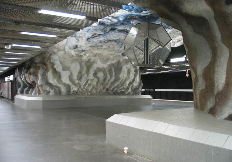 stockholm metro subway art sweden worlds longest art gallery 7 Stockholm Metro: The Worlds Longest Art Gallery