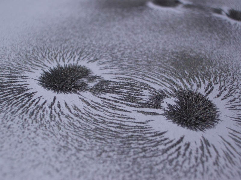 visualizing magnetic fields with iron filings 2 10 Photos to Help You Visualize Magnetic Fields 