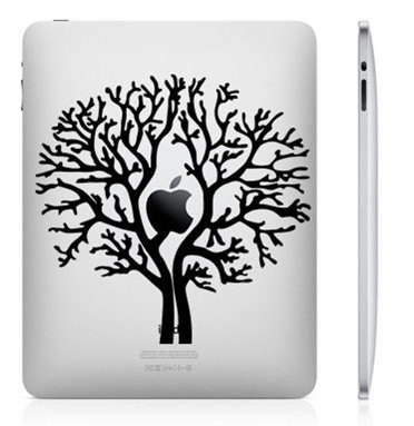 apple tree funny creative ipad decal 33 Creative Decals for your iPad