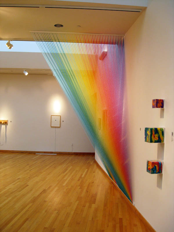 color spectrum thread art gabriel dawe 1 6 Amazing Color Spectrums Made from Thread