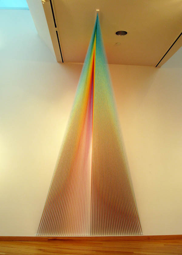 color spectrum thread art gabriel dawe 3 6 Amazing Color Spectrums Made from Thread