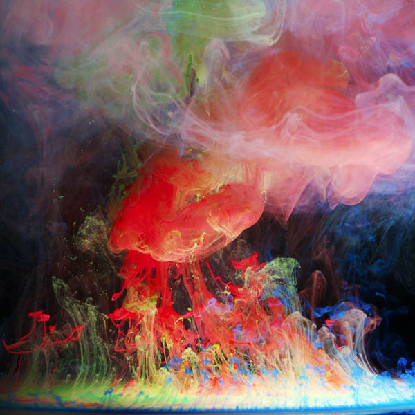 colored ink in water aqueous mark mawson 7 Ink Explosions Under Water by Mark Mawson