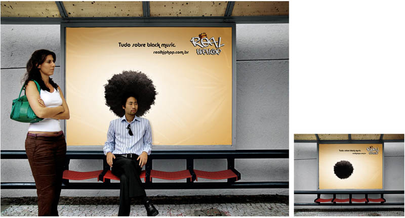 billboard that makes you look like you have an afro
