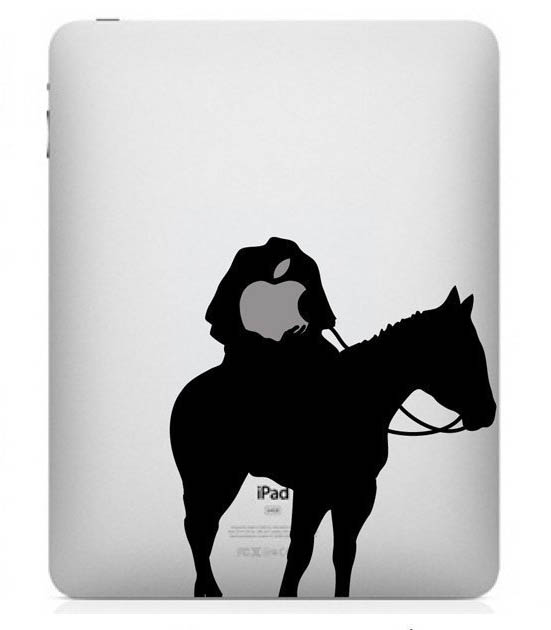 funny creative ipad decal headless horseman 33 Creative Decals for your iPad