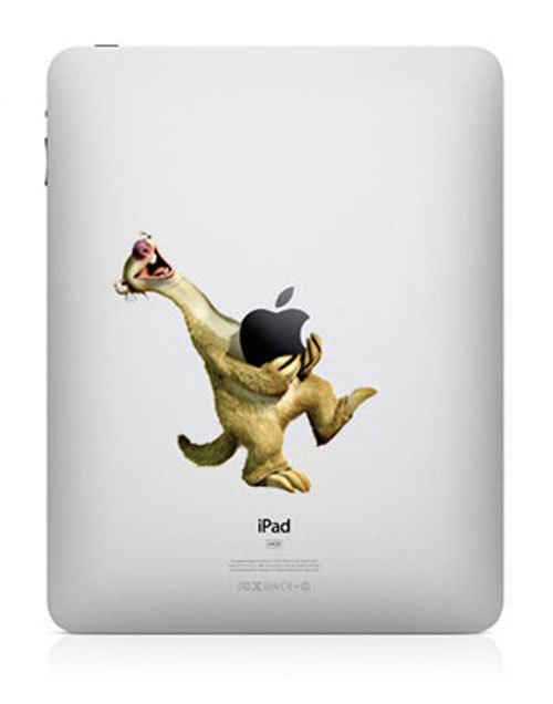 ice age funny creative ipad decal 33 Creative Decals for your iPad
