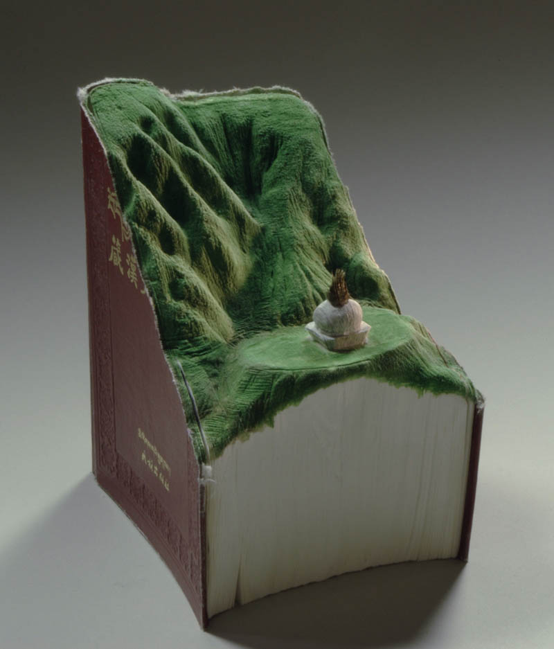 landscape book art guy laramee 11 Breathtaking Landscapes Carved Into Books