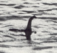 famous cropped photo of the loch ness monster that was proven a fake