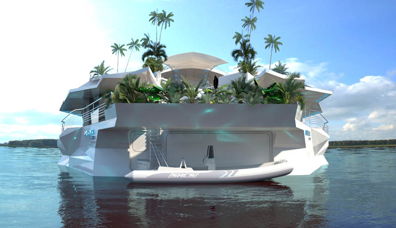 man made floating island boat orsos 27 Orsos: The Moveable Floating Island 