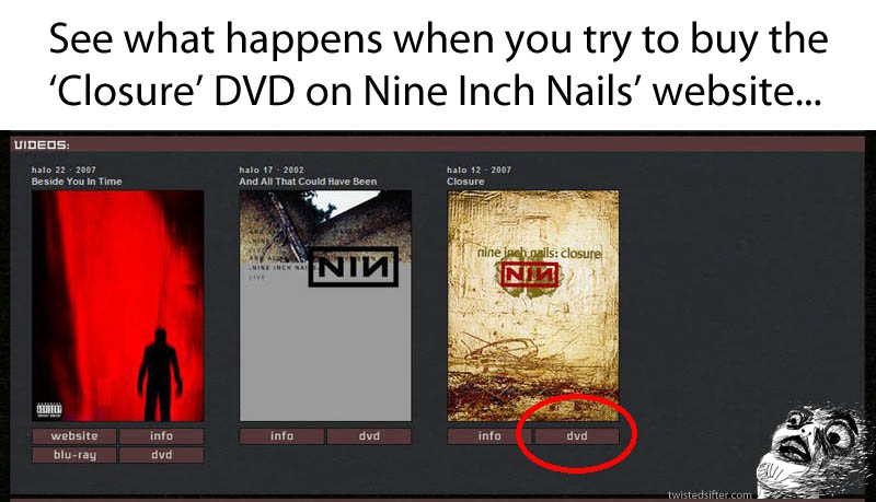 nine inch nails closure dvd buy