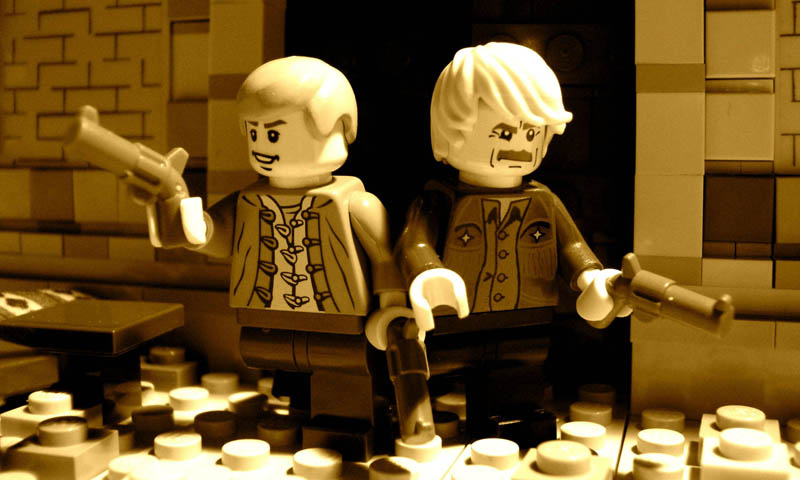 recreating movie scenes from lego alex eylar butch cassidy and the sundance kid Recreating Famous Movie Scenes with Lego