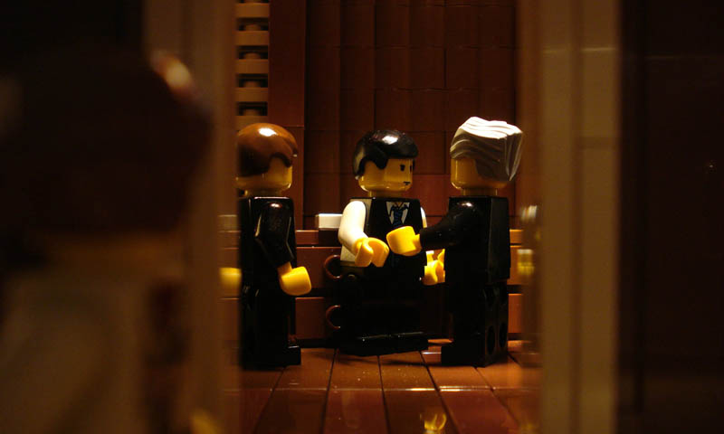 recreating movie scenes from lego alex eylar the godfather Recreating Famous Movie Scenes with Lego