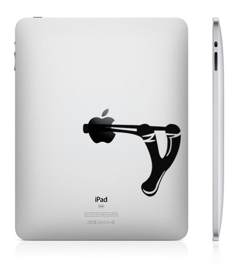 slingshot funny creative ipad decal 33 Creative Decals for your iPad