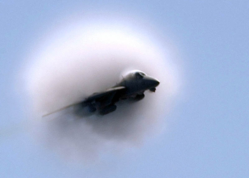 sonic boom breaking the sound barrier 7 40 Photos of Airplanes Breaking the Sound Barrier