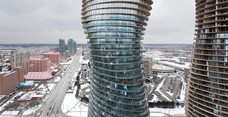 absolute towers by mad architects under construction mississauga 3 The Curvaceous Marilyn Monroe Absolute Towers