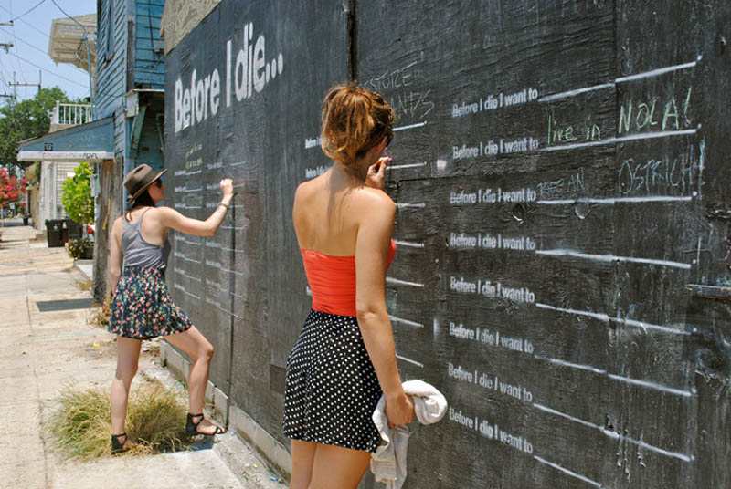 before i die i want to street art project by candy chang 14 The Before I Die Project