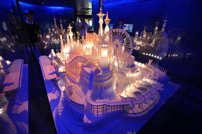 castel made from paper by wataru itou japan 11 An Incredible Castle Made from Paper
