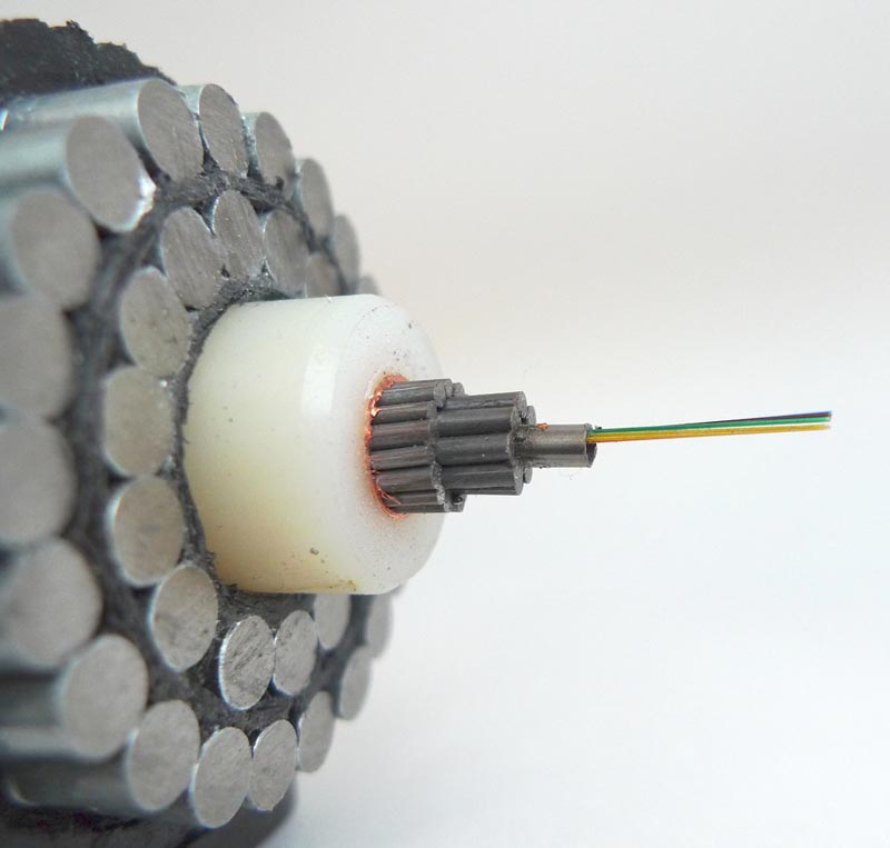 close up of a fibre optic undersea submarine cable 2 The Data Center Inside a Cold War Nuclear Bunker