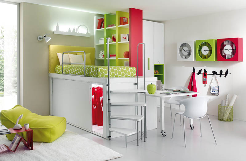 efficient space saving furniture for kids rooms tumidei spa 4 12 Space Saving Furniture Ideas for Kids Rooms
