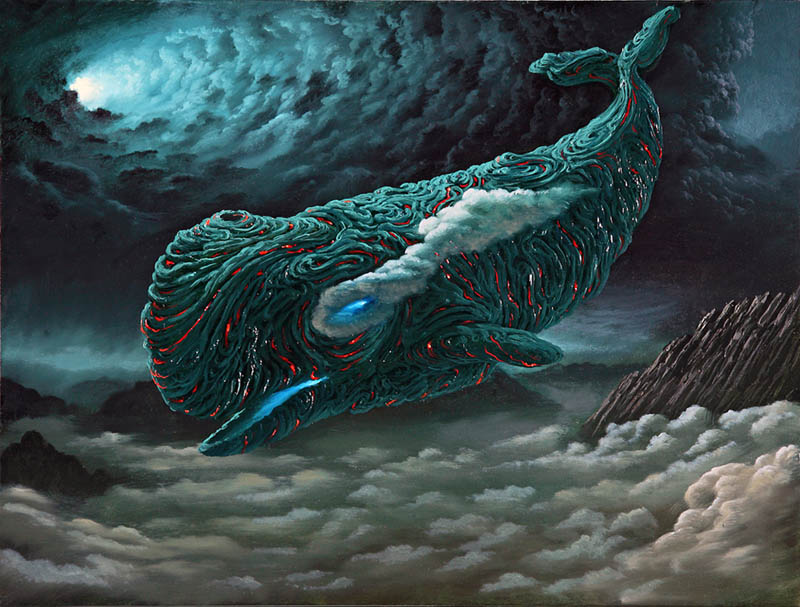 fulviodipiazza magmawhale Mind Blowing Oil Paintings by Fulvio di Piazza