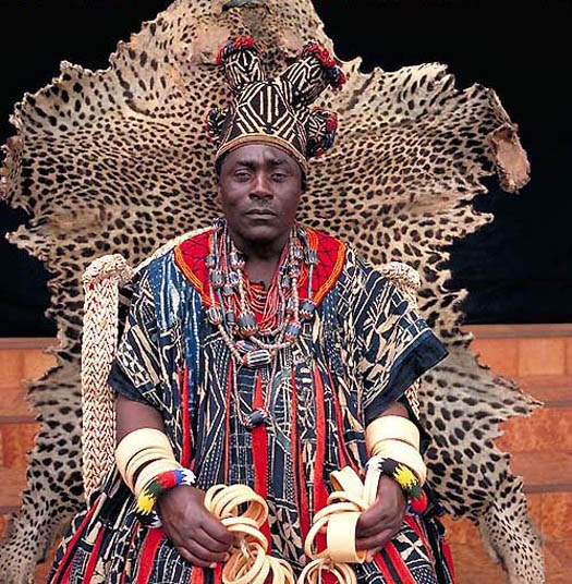portrait of HAPI IV – King of Bana (Cameroon) by daniel lane