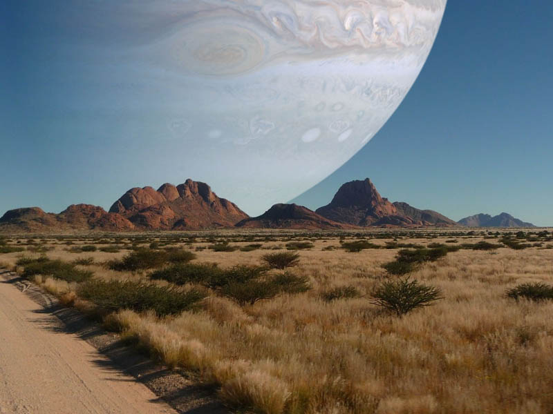 if jupiter was as close to earth as the moon Picture of the Day: If Jupiter Was the Same Distance as the Moon